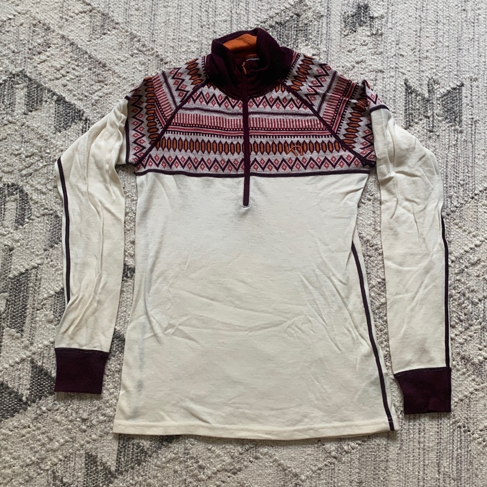 Kari traa 100% Wool Lokke Half-Zip Base Layer Top - Women's
